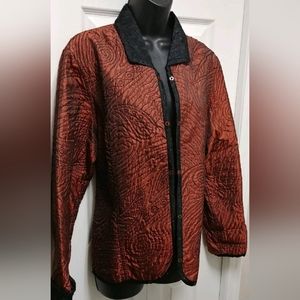 Yak Magik embroidered silk jacket